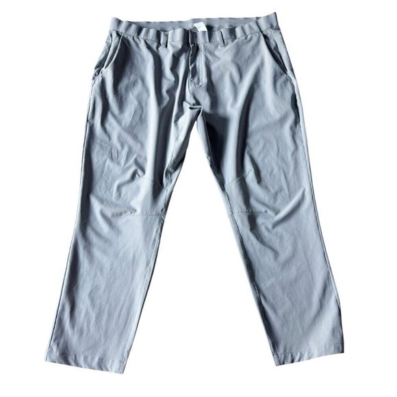 Fabletics Mens 42x30 (Act 41 X 27.5) The Only Pant Shadow Gray Performance Pants - Picture 2 of 9